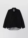 Gr10k Rural Shirt Jacket Asymmetric Hem In Black