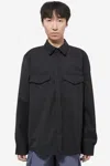 Gr10k Replicated Klopman Shirt In Black Polyester In Black