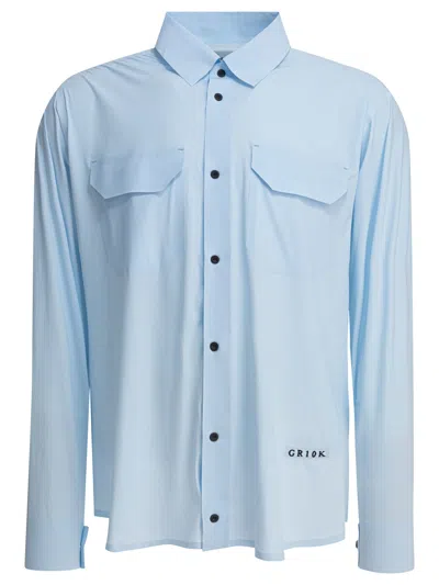 Gr10k Shirts Light Blue
