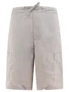 Gr10k Elastic Waistband Shorts With Back And Side Pockets