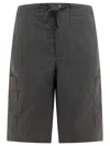 Gr10k Pocketed Elastic Waistband Shorts In Grey