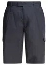 Gr10k Cargo Shorts With Back And Side Pockets In Grey