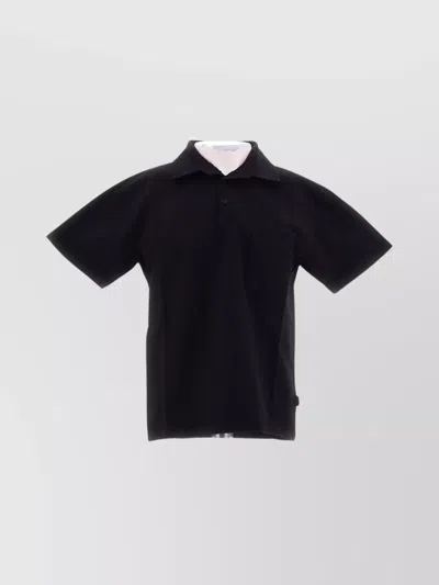 Gr10k S/s Polo T-shirt Chest Pocket In Black