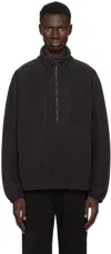 Gr10k Ssense Exclusive Black High Neck Sweater In Black
