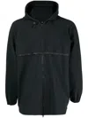Gr10k Stretch-design Zip-up Jacket In Black