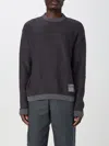 Gr10k Crewneck Sweatshirt Featuring Patch Detail In Gray