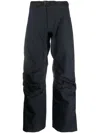 Gr10k Waistband Trousers With Loops And Pocket In Blue