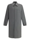 Gr10k Mono Dust Trench In Grey
