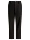 Gr10k Straight Leg Trousers With Front And Back Pockets In Black