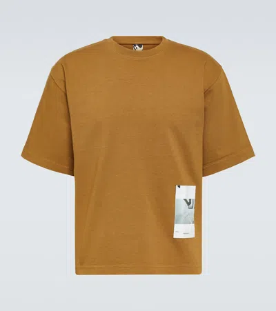 Gr10k Utility Cotton Jersey T-shirt In Brown