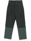 Gr10k Waxed Cotton Cargo Trousers In 灰色