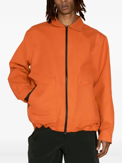 Gr10k Zip-fastening Pocket Jacket In Orange