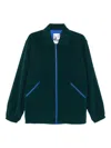 Gr10k Zip-fastening Pocketed Jacket In Green