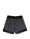 Gr10k Zip Shorts In Gray