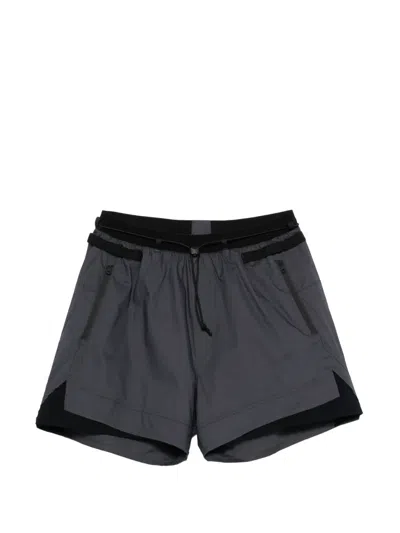 Gr10k Zip Shorts In Gray