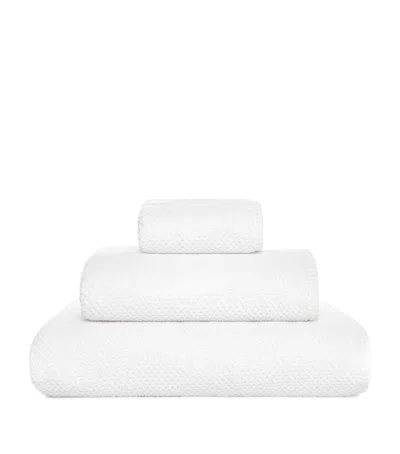 Graccioza Bee Waffle Washcloth In White