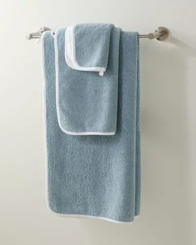 Graccioza Bicolor Washcloth In Blue