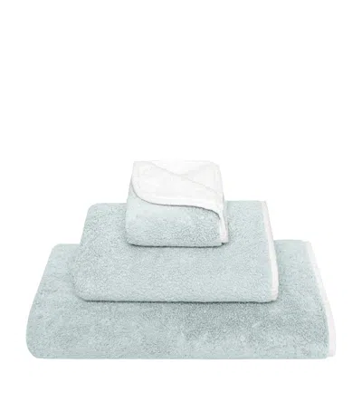 Graccioza Bicolore Hand Towel In Blue
