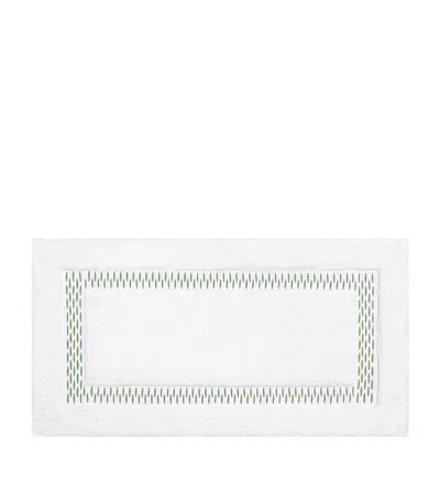 Graccioza Cotton Alhambra Bath Mat In Blue