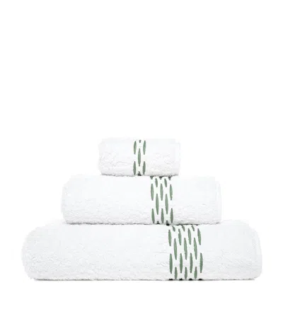 Graccioza Cotton Alhambra Bath Towel In White