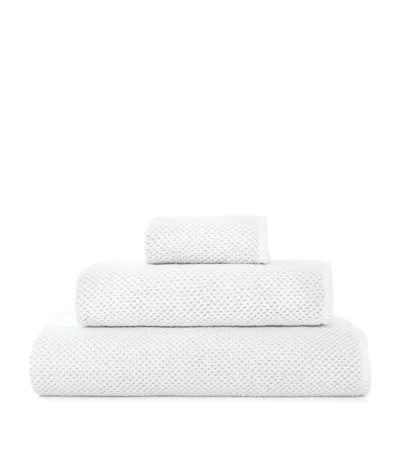 GRACCIOZA COTTON-LINEN WAFFLE BATH TOWEL 