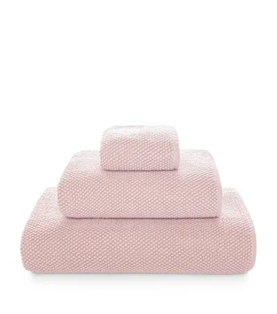 Graccioza Cotton Pearls Extra-large Hand Towel In Neutral