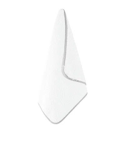 Graccioza Cotton Portobello Hand Towel In White