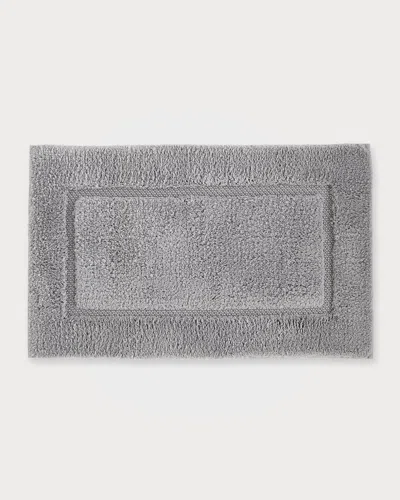 Graccioza Egoist Bath Rug, 20" X 31" In Silver