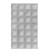 Graccioza Egyptian Cotton Diamonds Bath Mat In Gray
