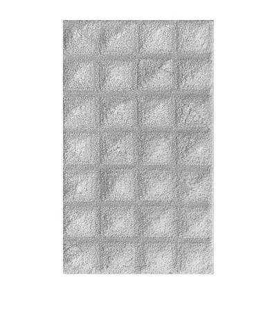 Graccioza Egyptian Cotton Diamonds Bath Mat In Gray