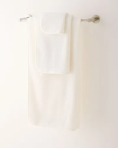 Graccioza Pearls Bath Towel In Snow