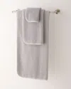 Graccioza Pearls Hand Towel In Silver