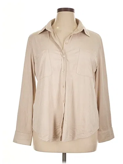 Pre-owned Grace 3/4 Sleeve Blouse In Brown
