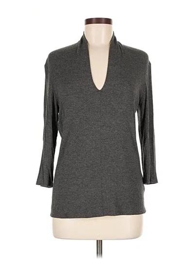 Pre-owned Grace 3/4 Sleeve T-shirt In Gray