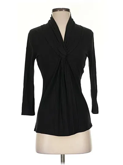 Pre-owned Grace 3/4 Sleeve Top Black Cowl Neck Tops
