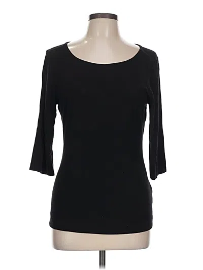 Pre-owned Grace 3/4 Sleeve T-shirt In Black