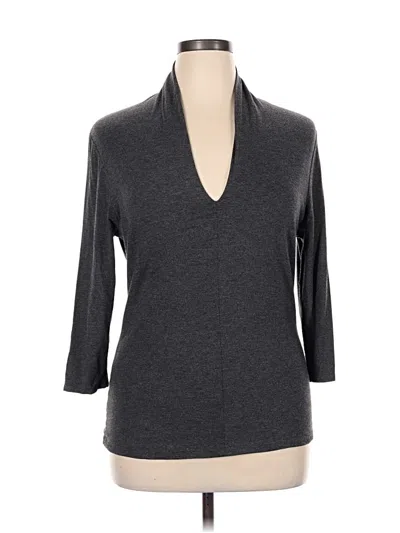 Pre-owned Grace 3/4 Sleeve T-shirt In Gray