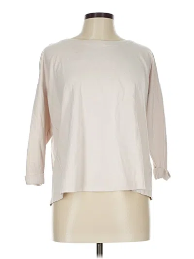 Pre-owned Grace 3/4 Sleeve T-shirt In Ivory