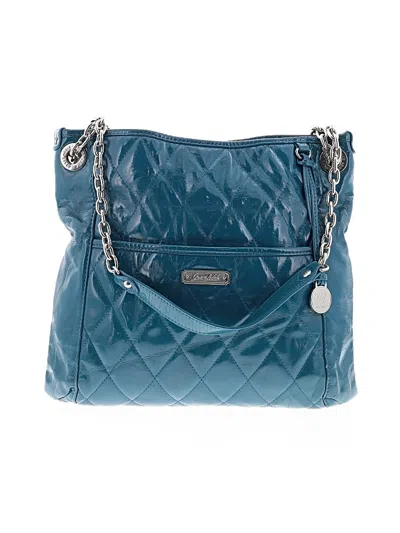 Pre-owned Grace Adele Satchel In Blue