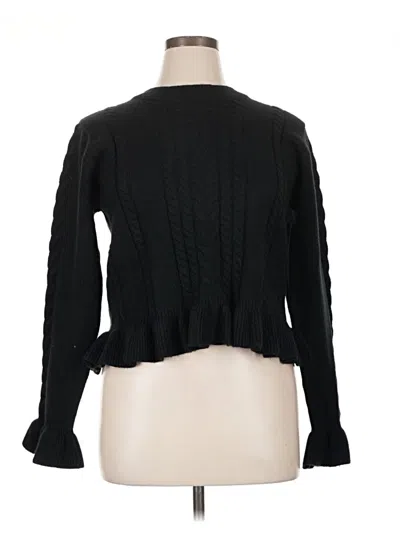 Pre-owned Grace & Emma Cardigan Sweater In Black