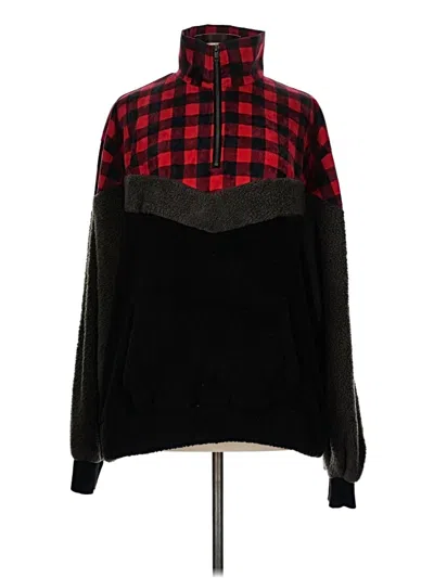 Pre-owned Grace & Emma Fleece Jacket In Black
