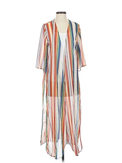 Pre-owned Grace & Emma Kimono In Orange