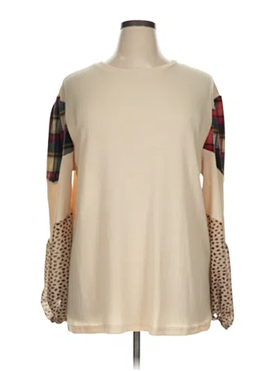 Pre-owned Grace & Emma Pullover Sweater In Brown