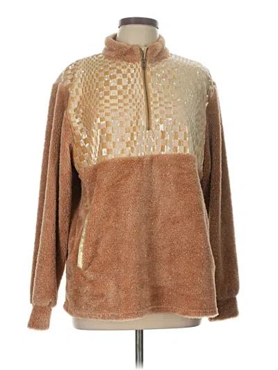 Pre-owned Grace & Emma Pullover Sweater In Brown