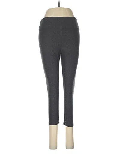 Pre-owned Grace & Lace Active Pants In Gray