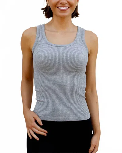Grace & Lace Brami Tank Top In Heathered Gray In Multi