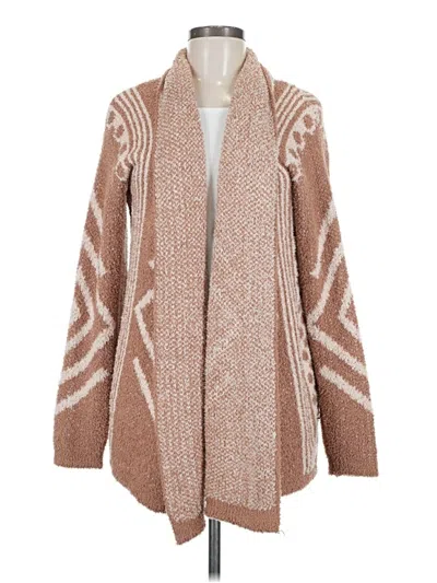 Pre-owned Grace & Lace Cardigan Sweater In Brown