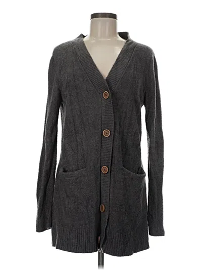 Pre-owned Grace & Lace Cardigan Sweater In Gray
