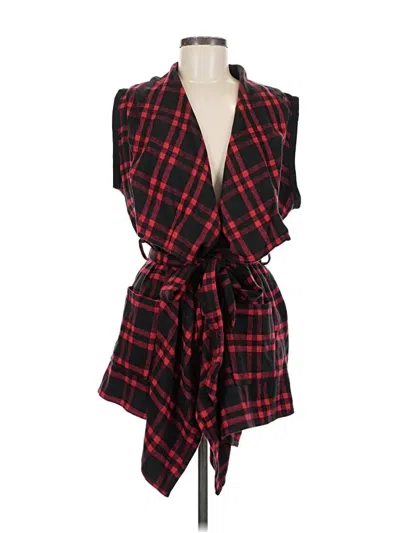 Pre-owned Grace & Lace Cardigan Sweater In Red