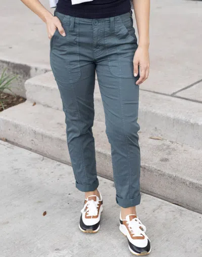 Grace & Lace Cargo Pants In Green